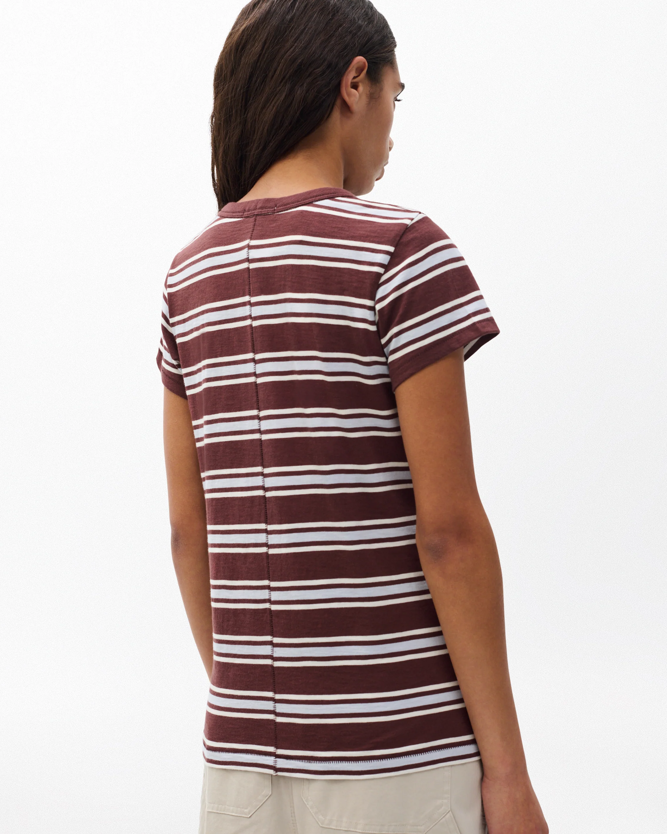 The Slub Striped Tee - Image 6