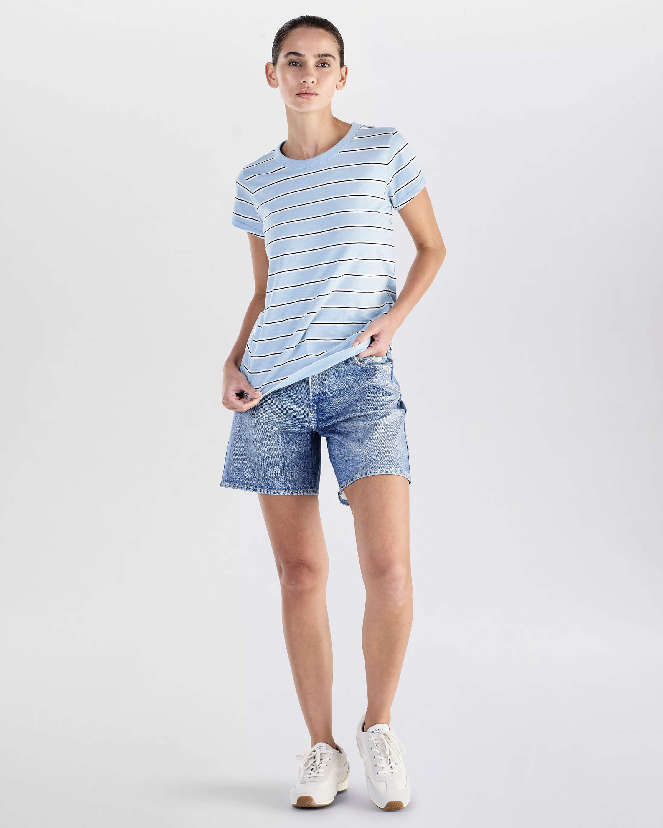 The Slub Striped Tee - Image 3