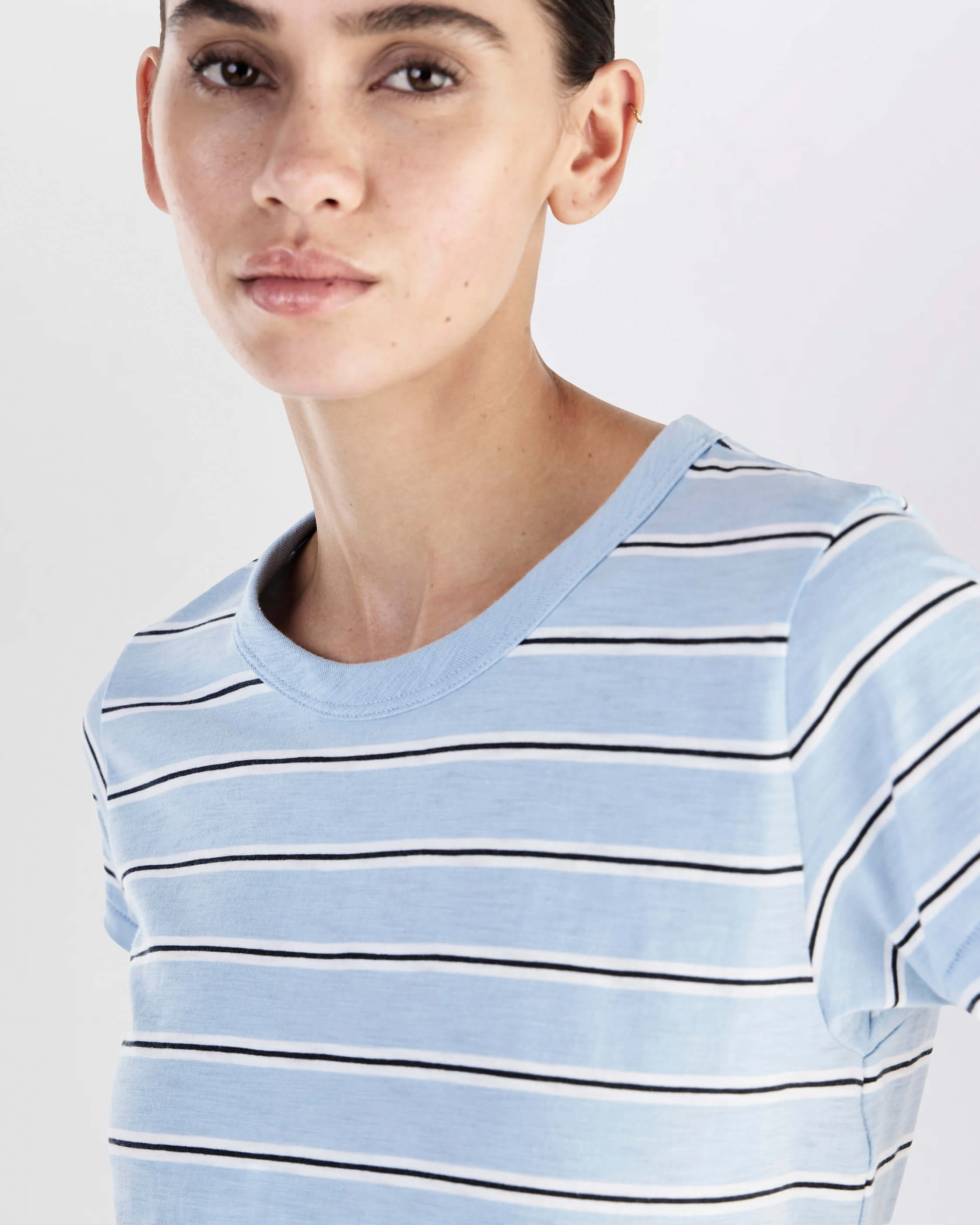 The Slub Striped Tee - Image 5