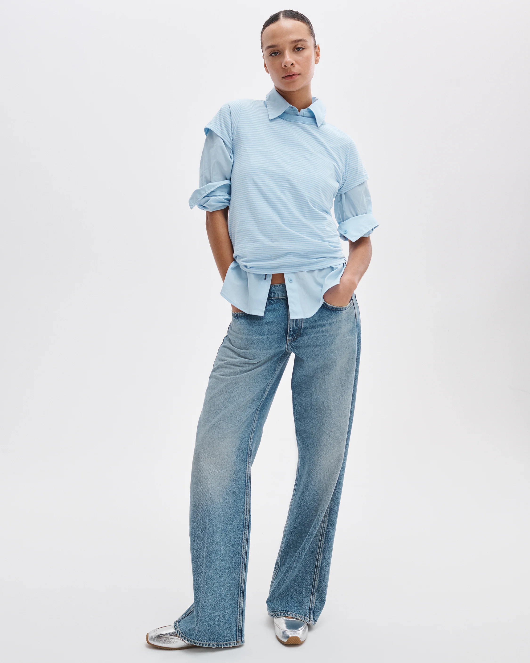 The Slub Striped Tee - Image 3