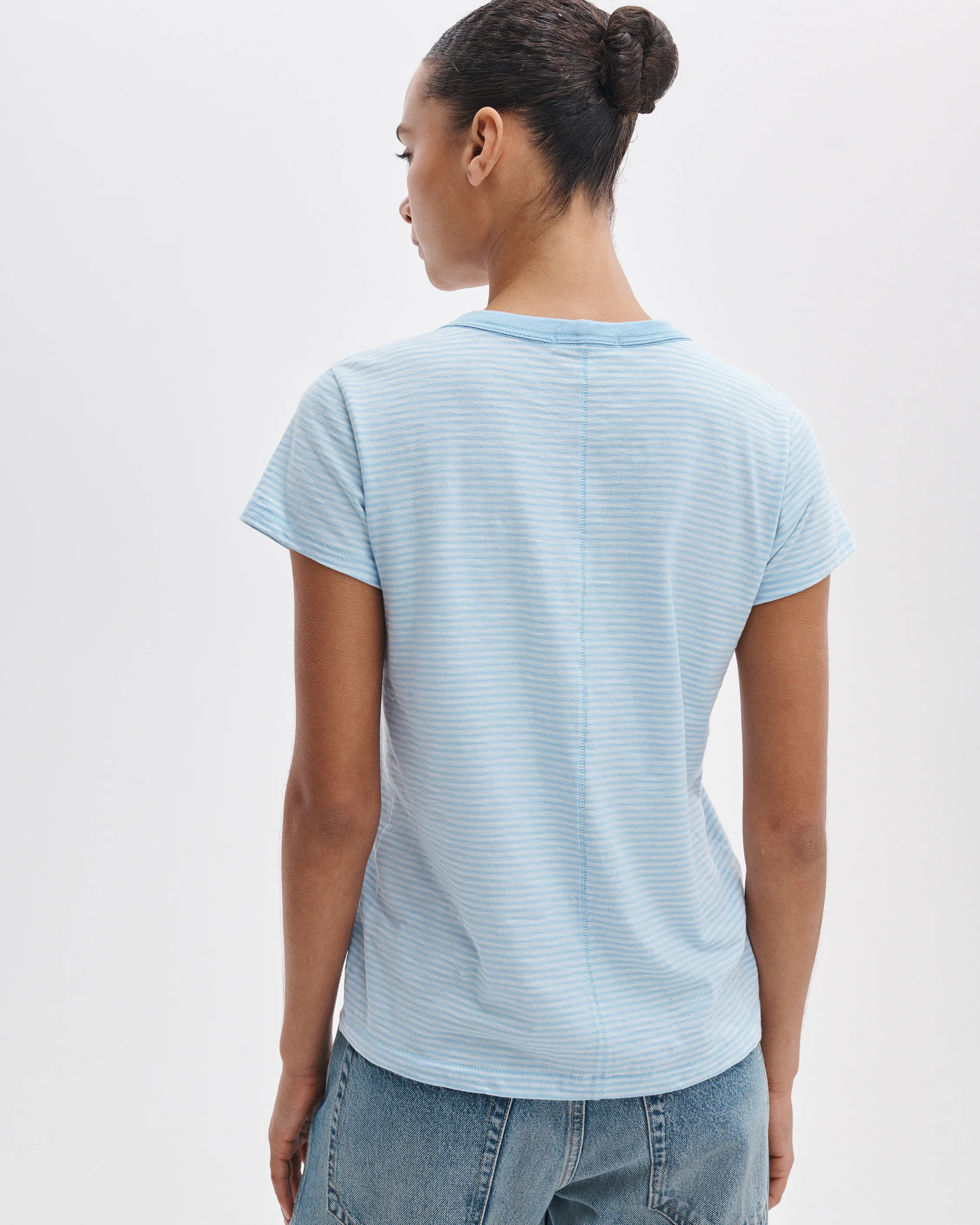 The Slub Striped Tee - Image 4