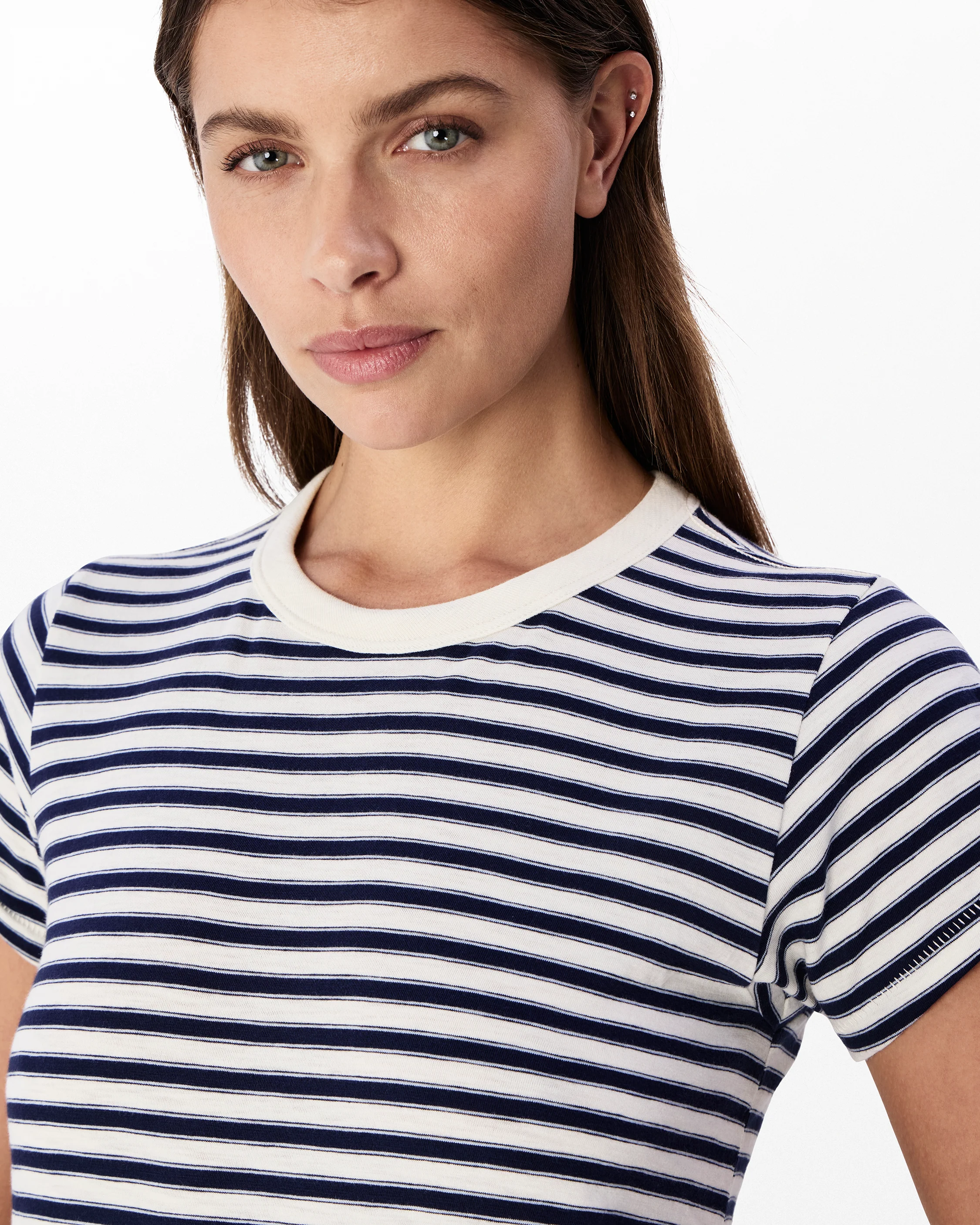 The Slub Striped Tee - Image 5