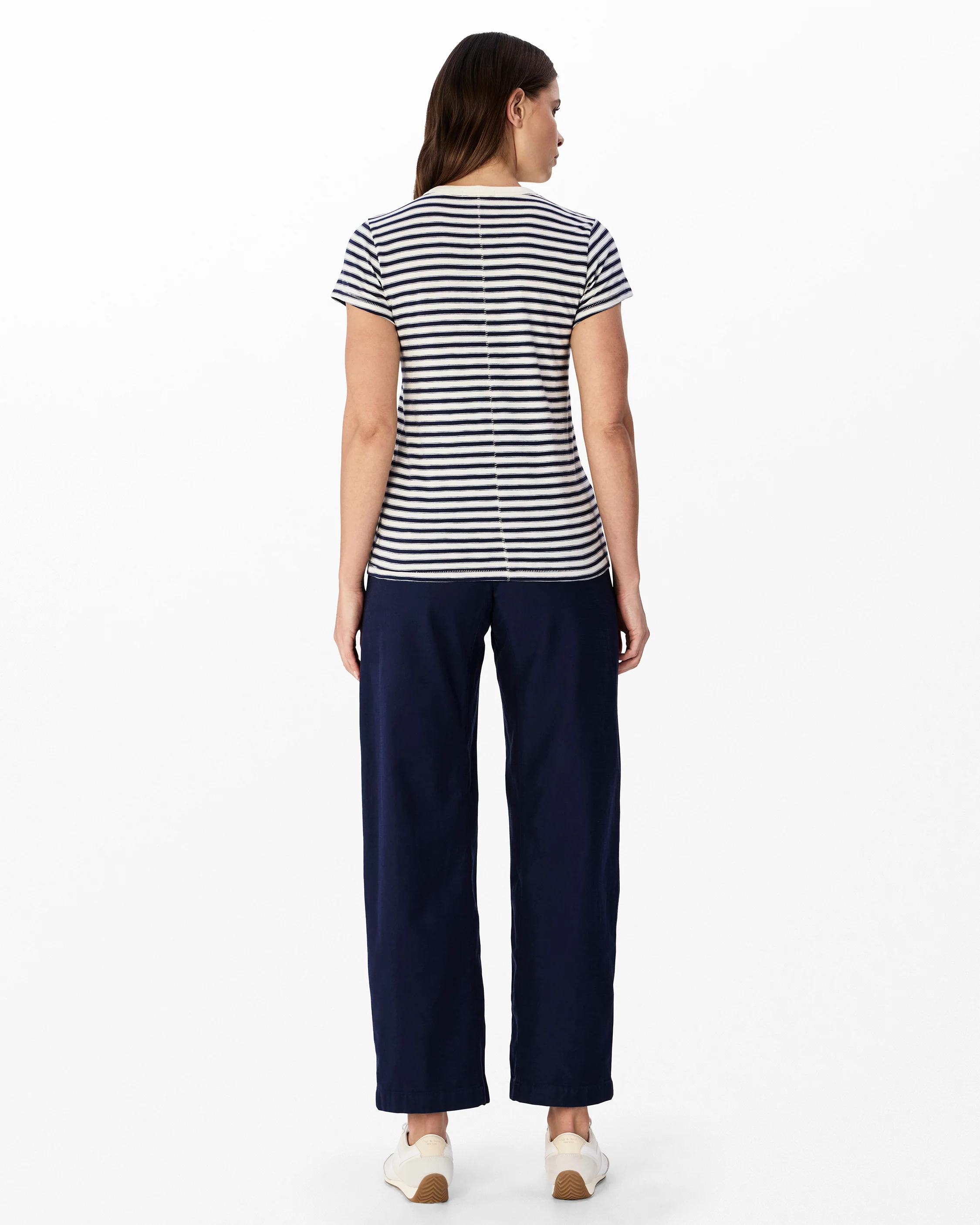 The Slub Striped Tee - Image 7
