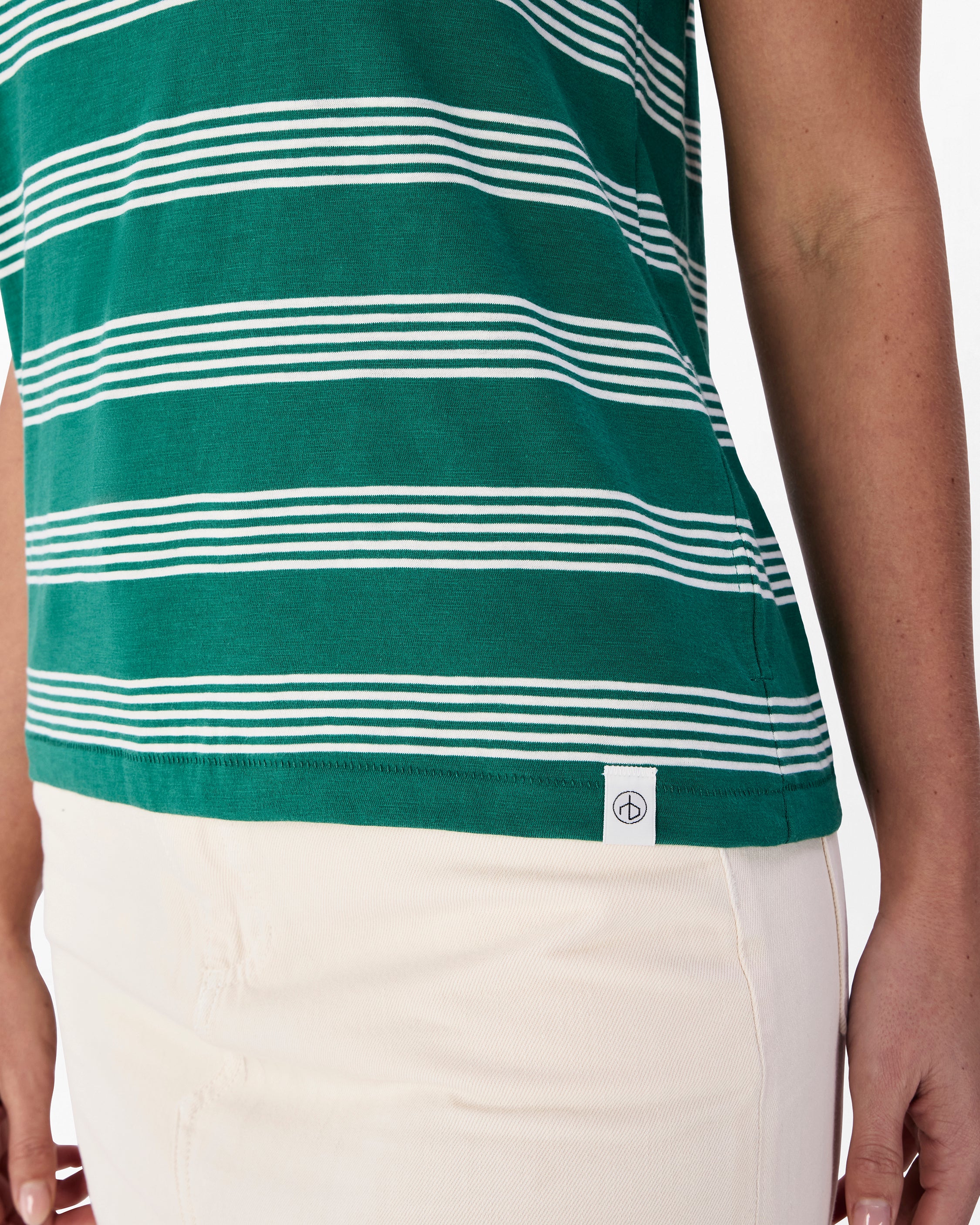 The Slub Striped Tee - Image 6