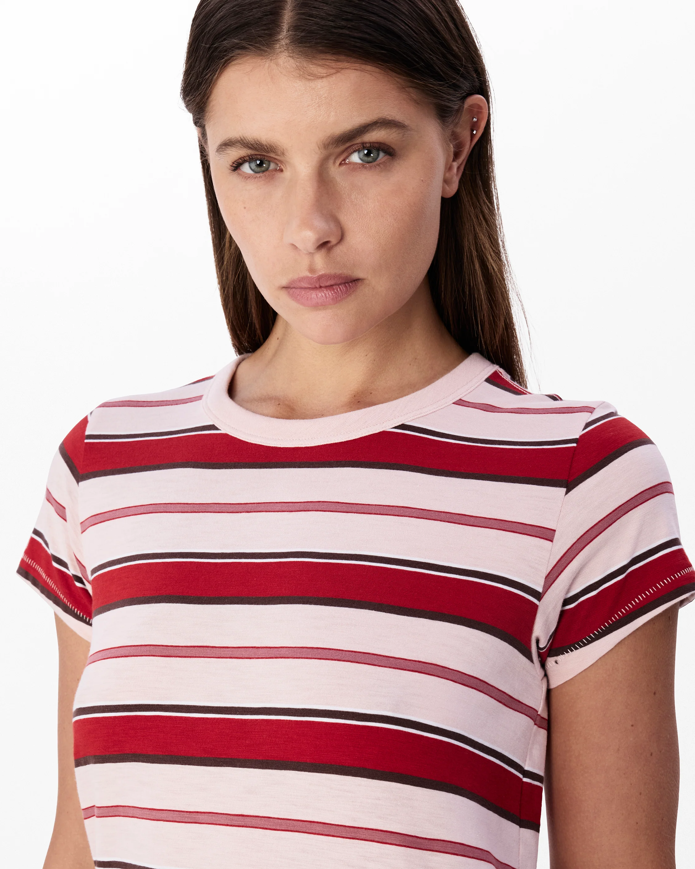 The Slub Striped Tee - Image 3