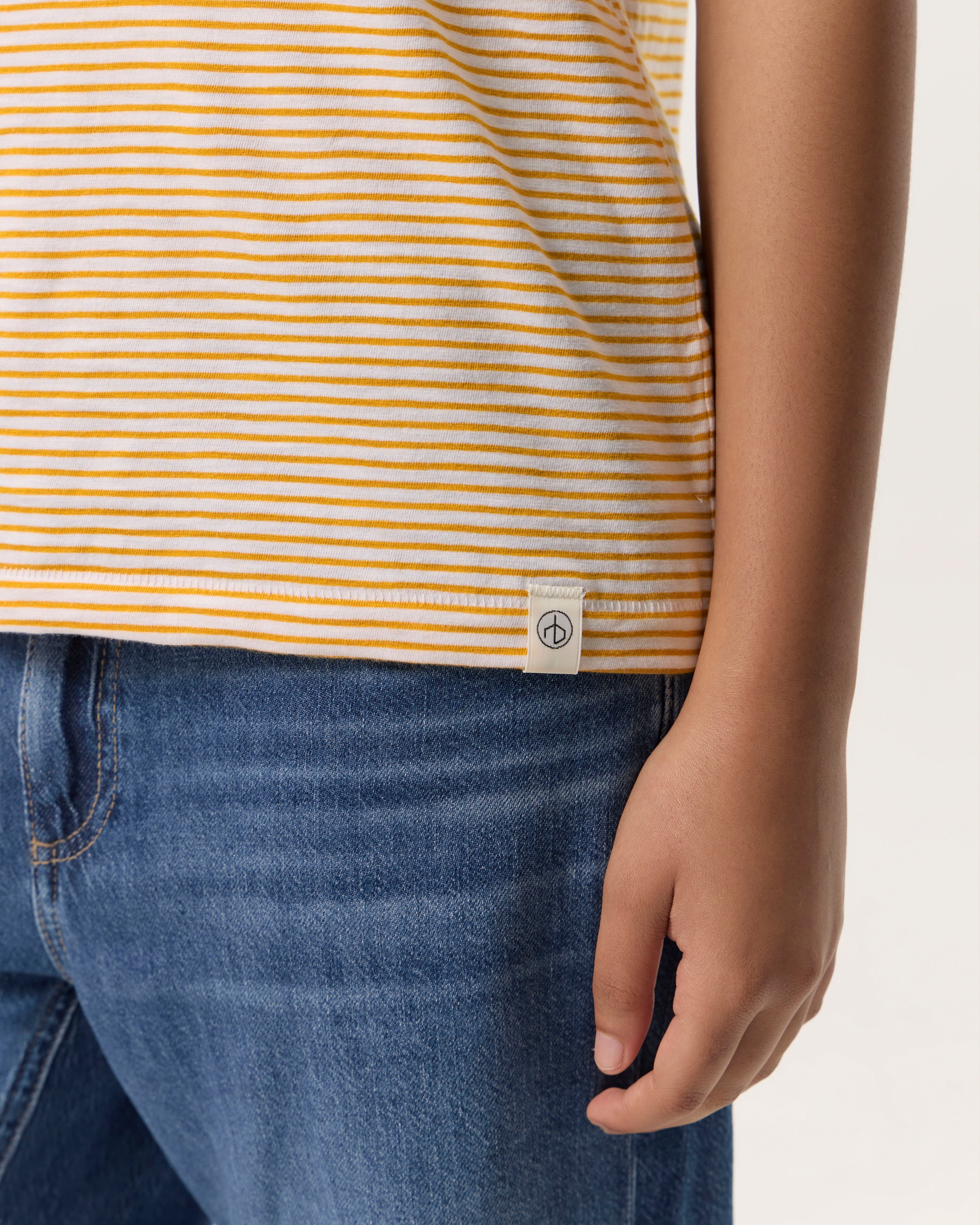 The Slub Striped Tee - Image 4