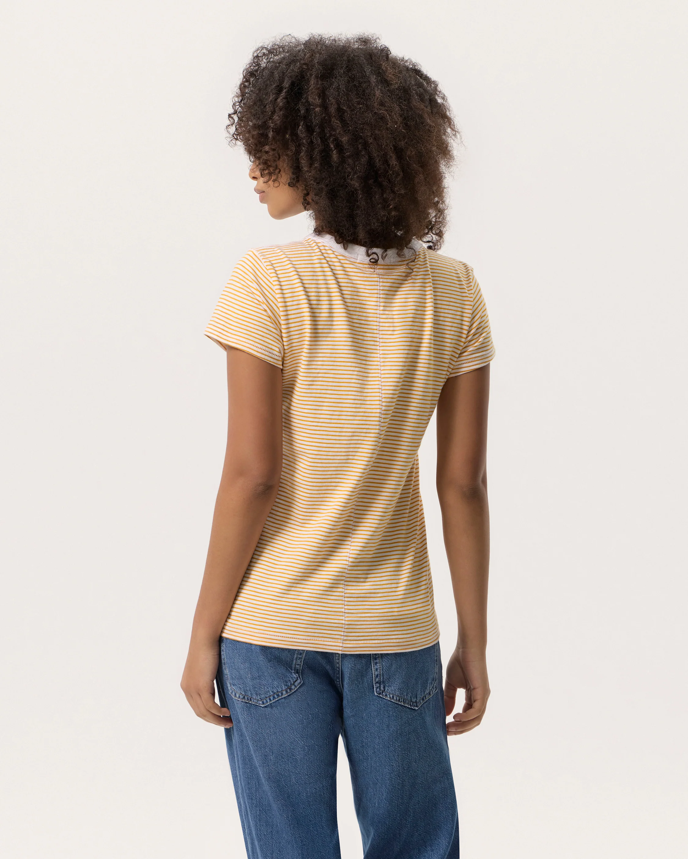 The Slub Striped Tee - Image 5