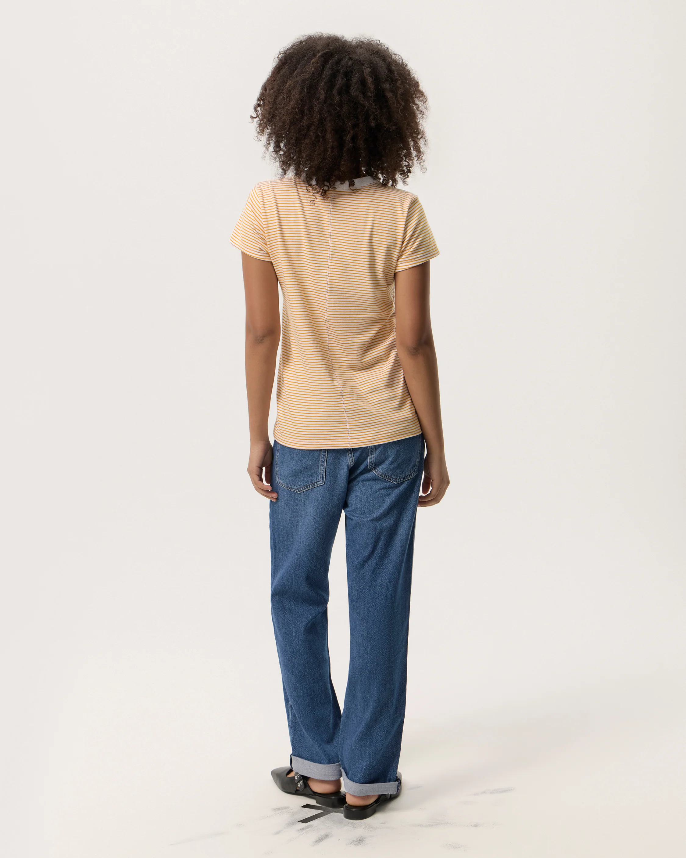 The Slub Striped Tee - Image 6