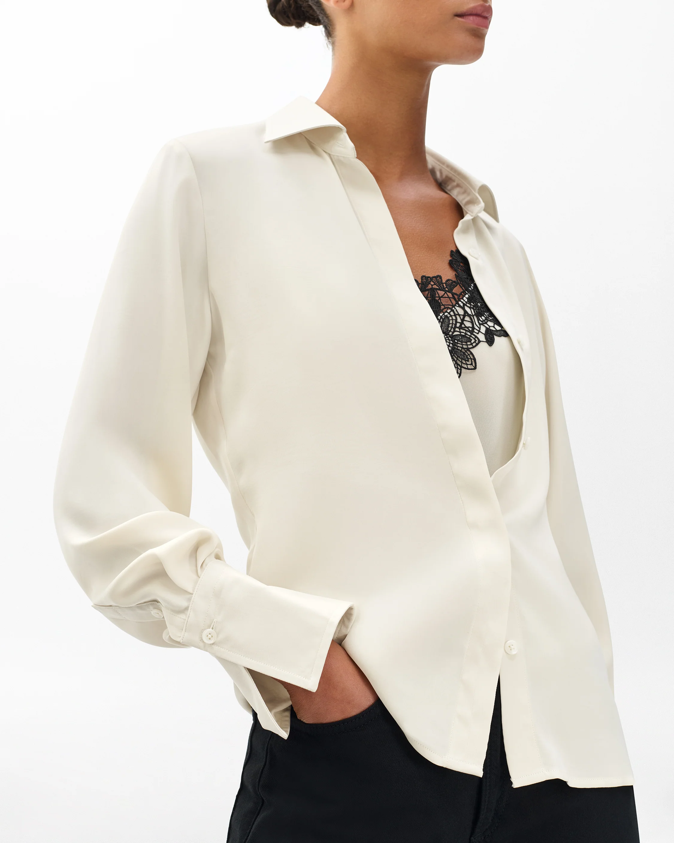Venus Lace Cami Blouse - Image 4