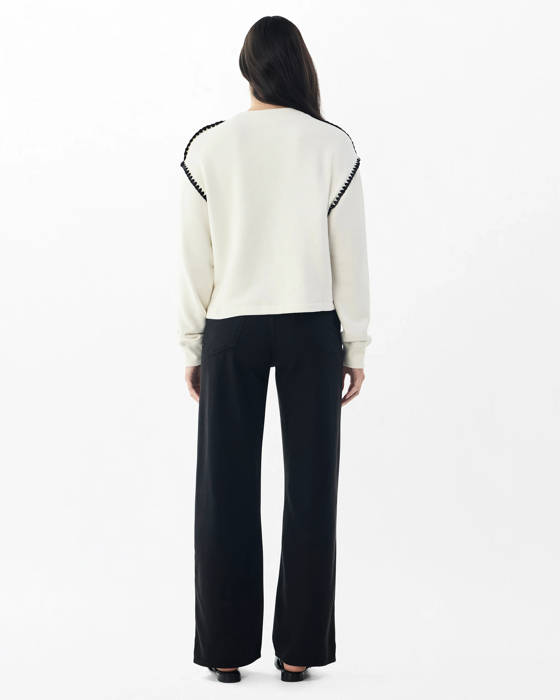 Vintage Terry Blanket Stitch Pullover - Image 5