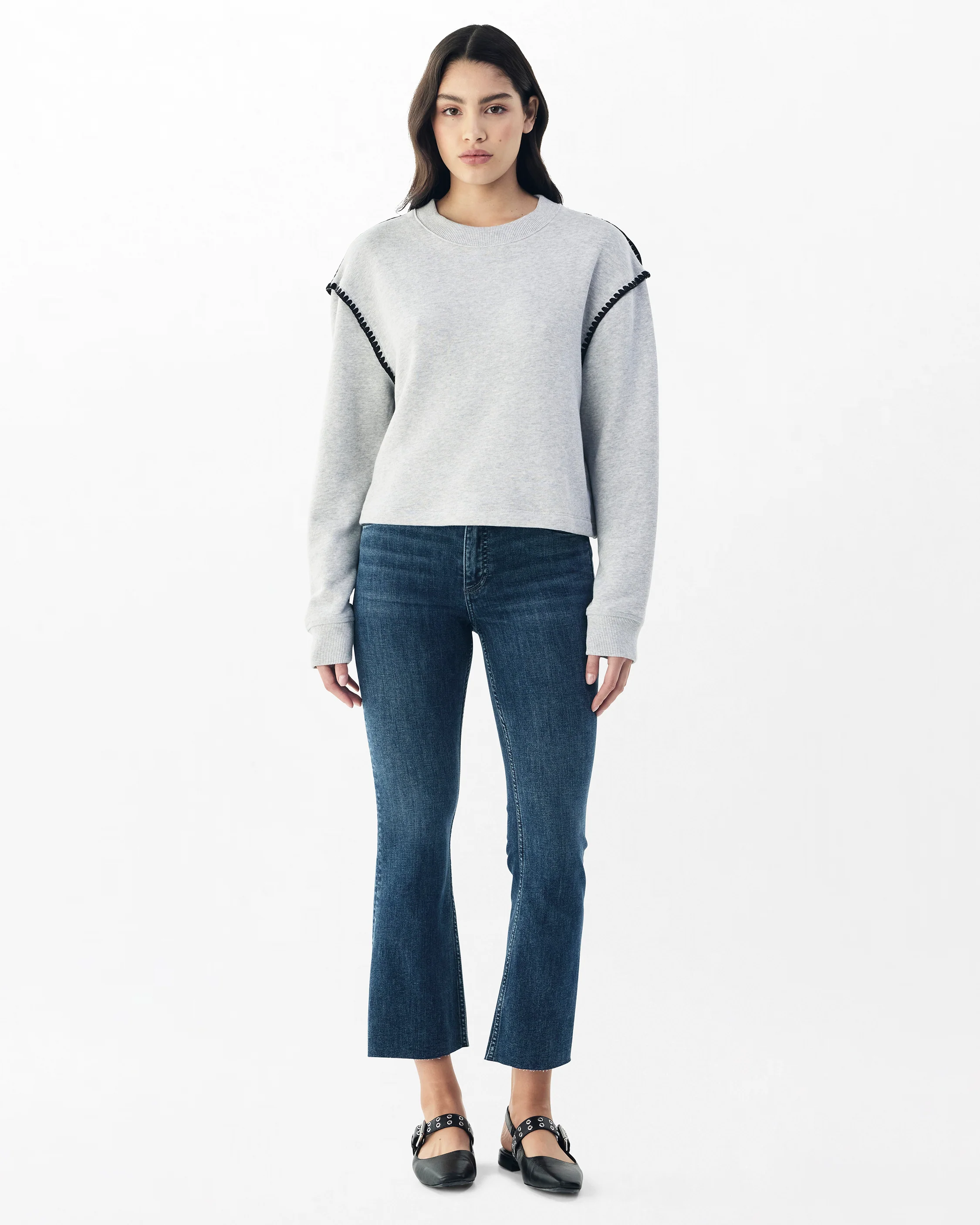 Vintage Terry Blanket Stitch Pullover - Image 4