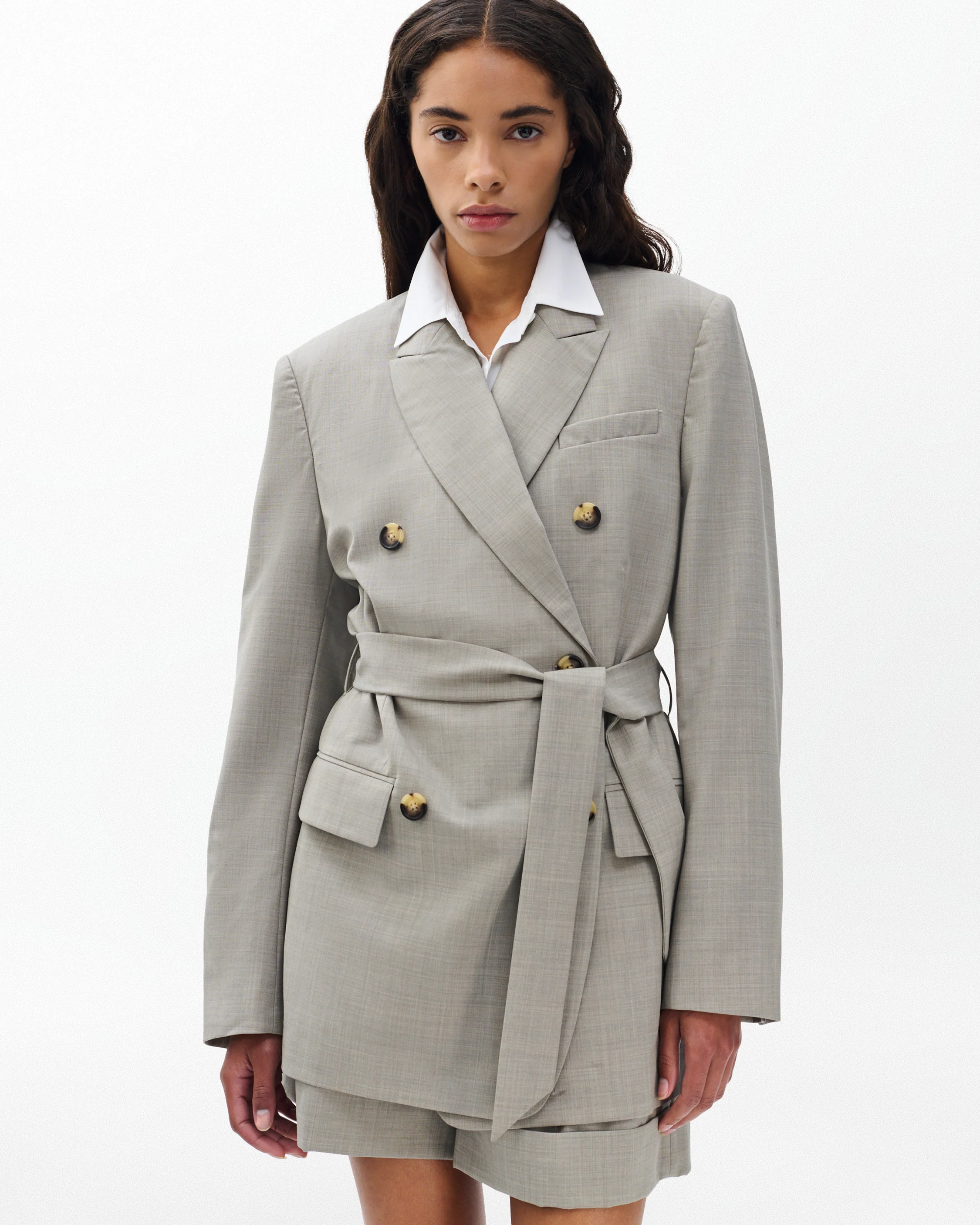 Virginia Italian Stretch Wool Blazer