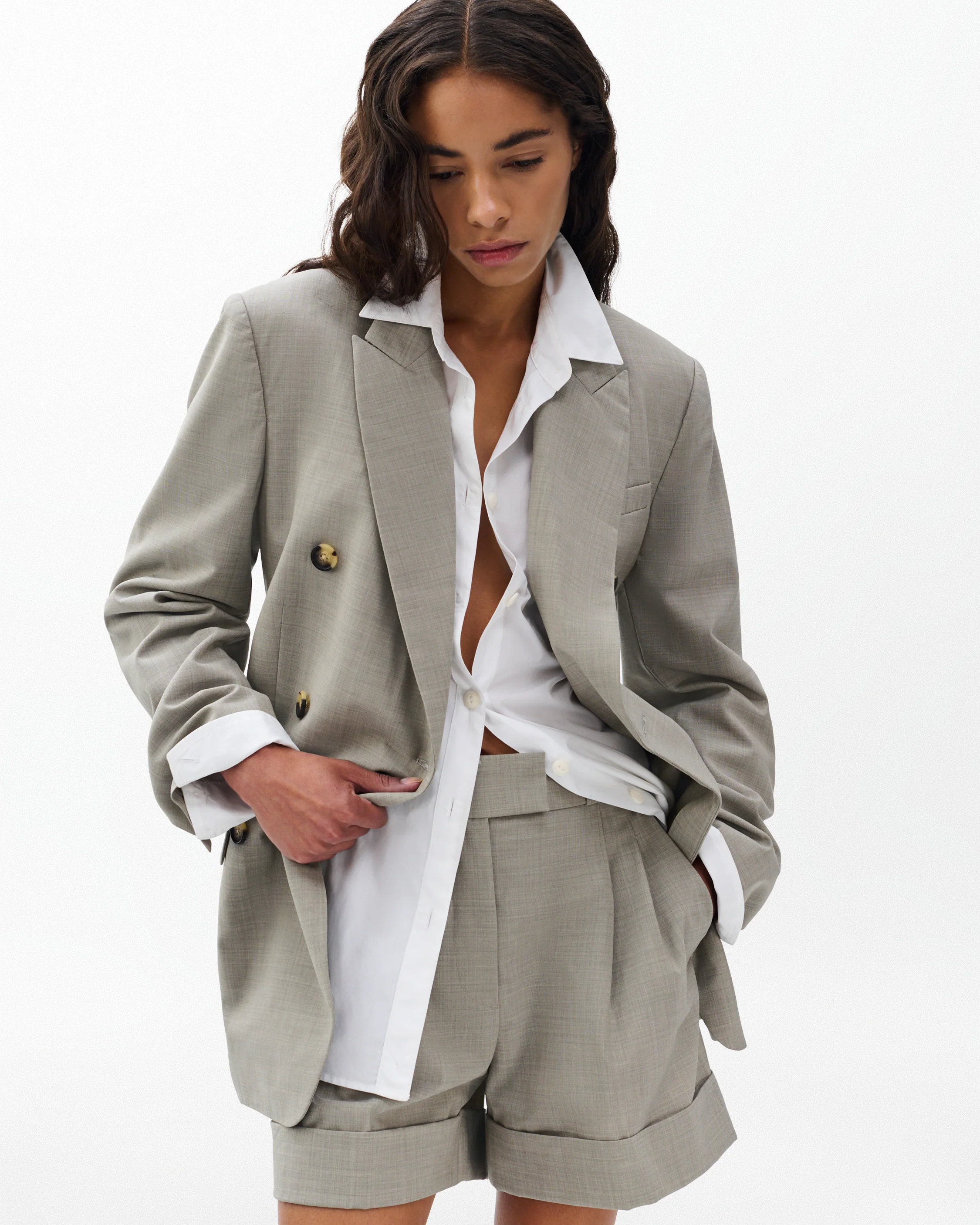 Virginia Italian Stretch Wool Blazer - Image 5