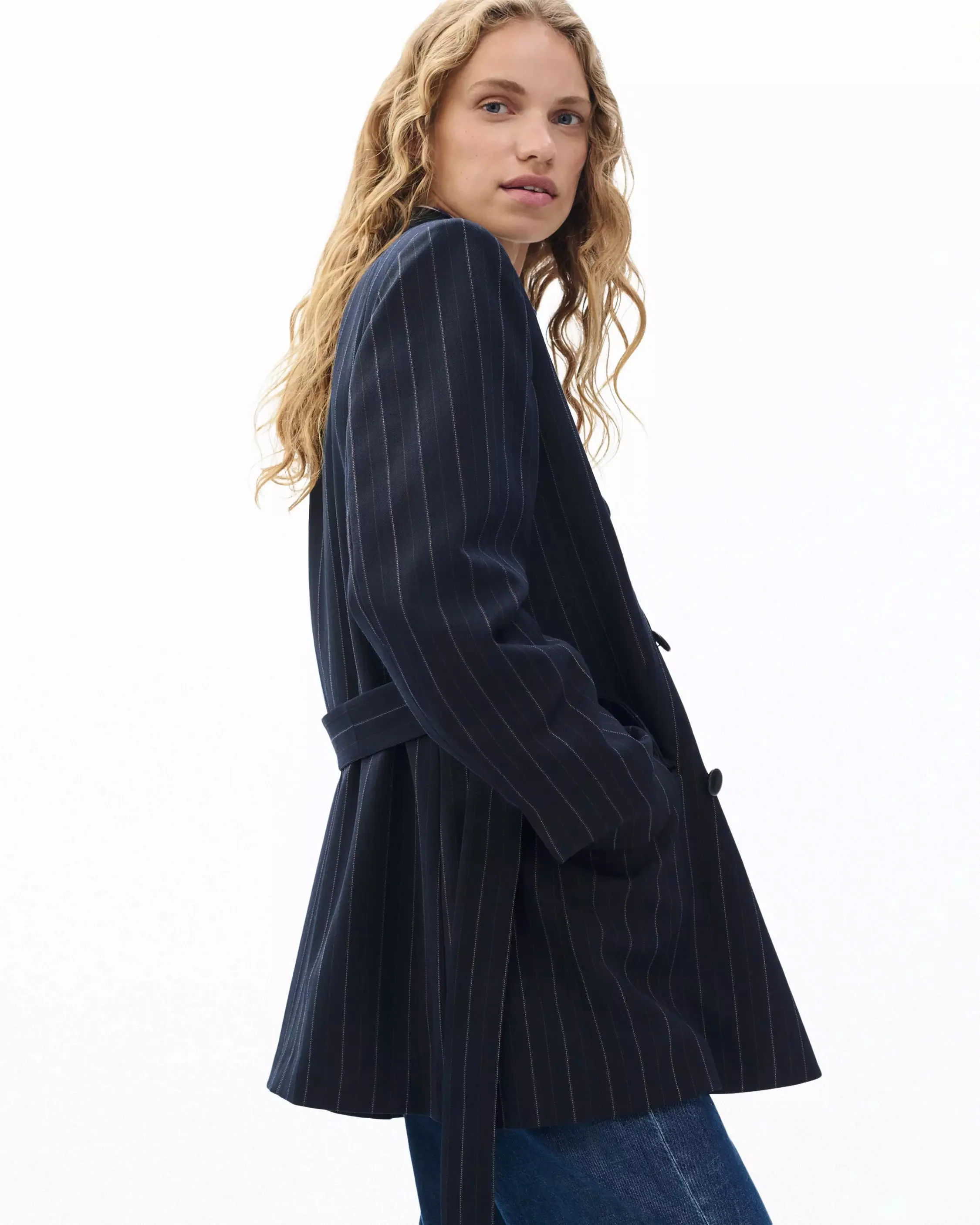 Virginia Striped Blazer - Image 4