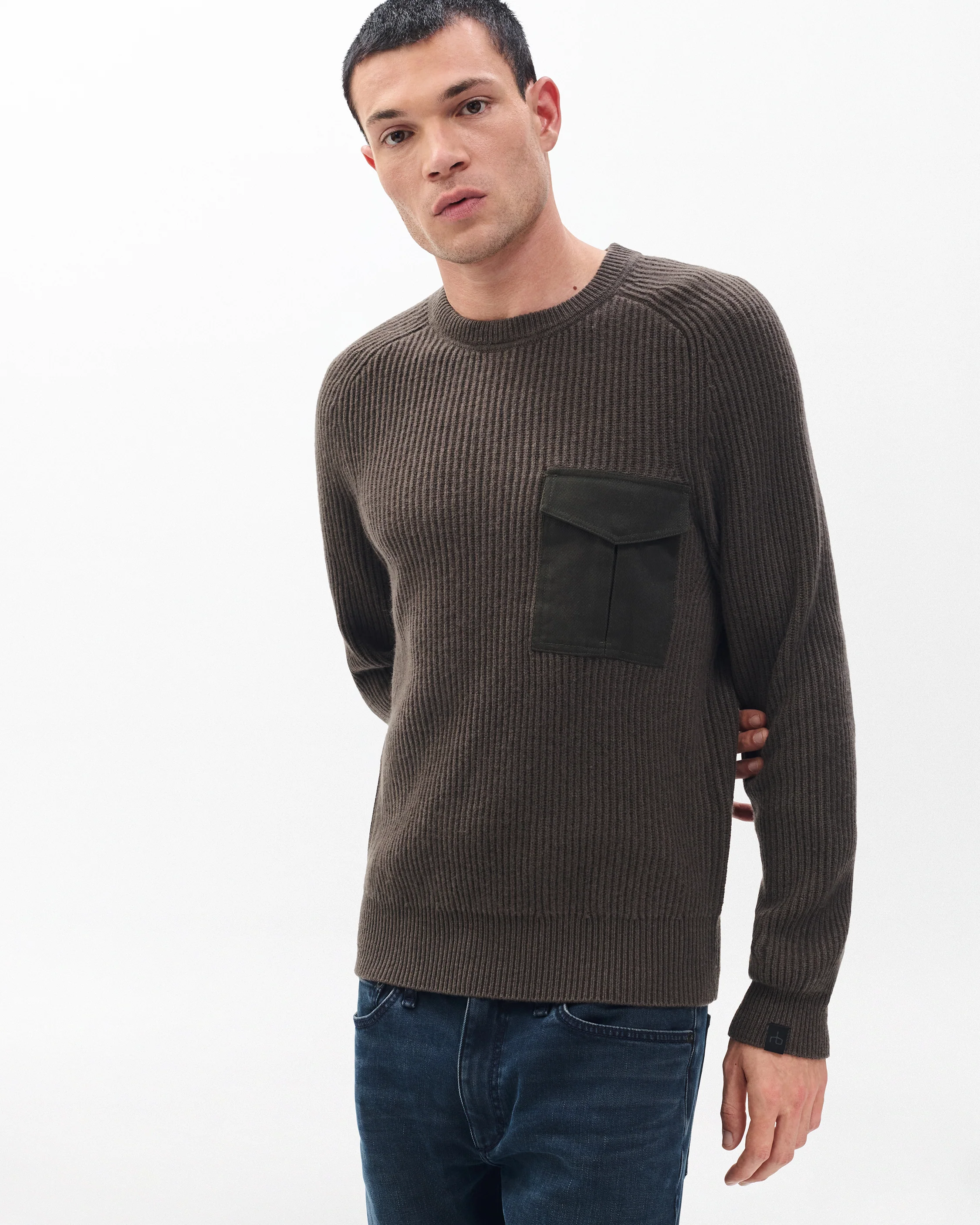 Walker Mixed-Media Sweater - Image 4