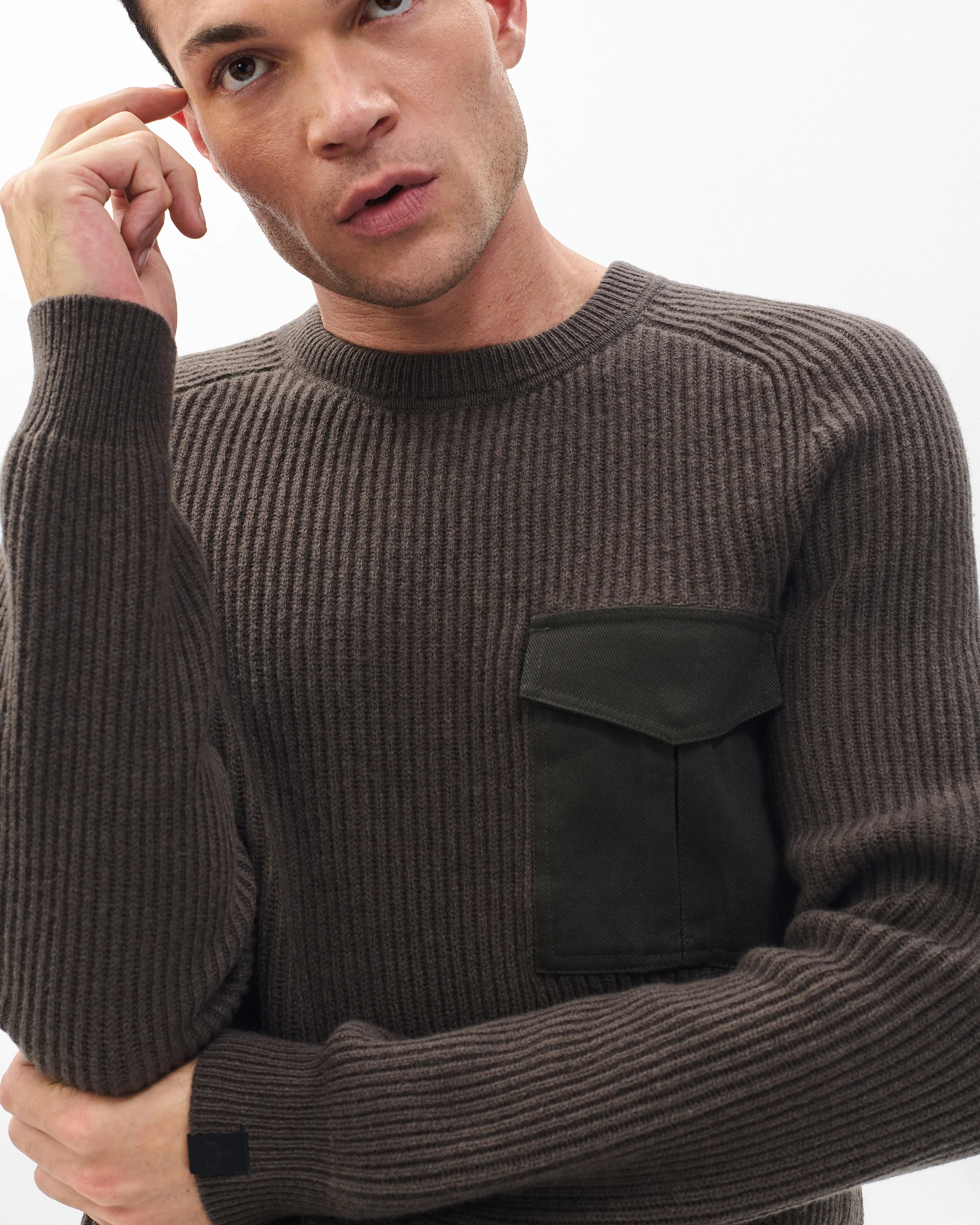 Walker Mixed-Media Sweater - Image 5