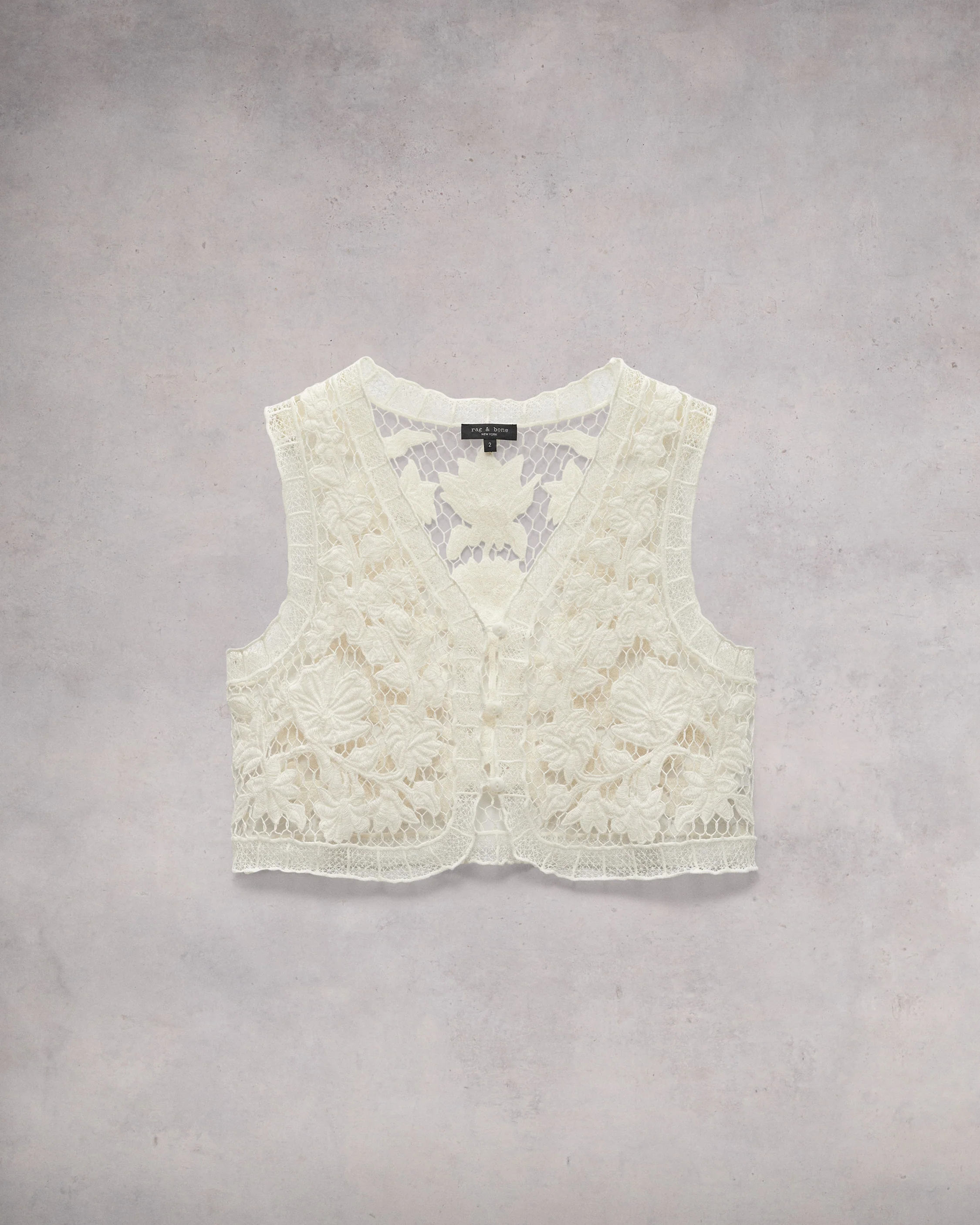 Coralie Crochet Vest - Image 2