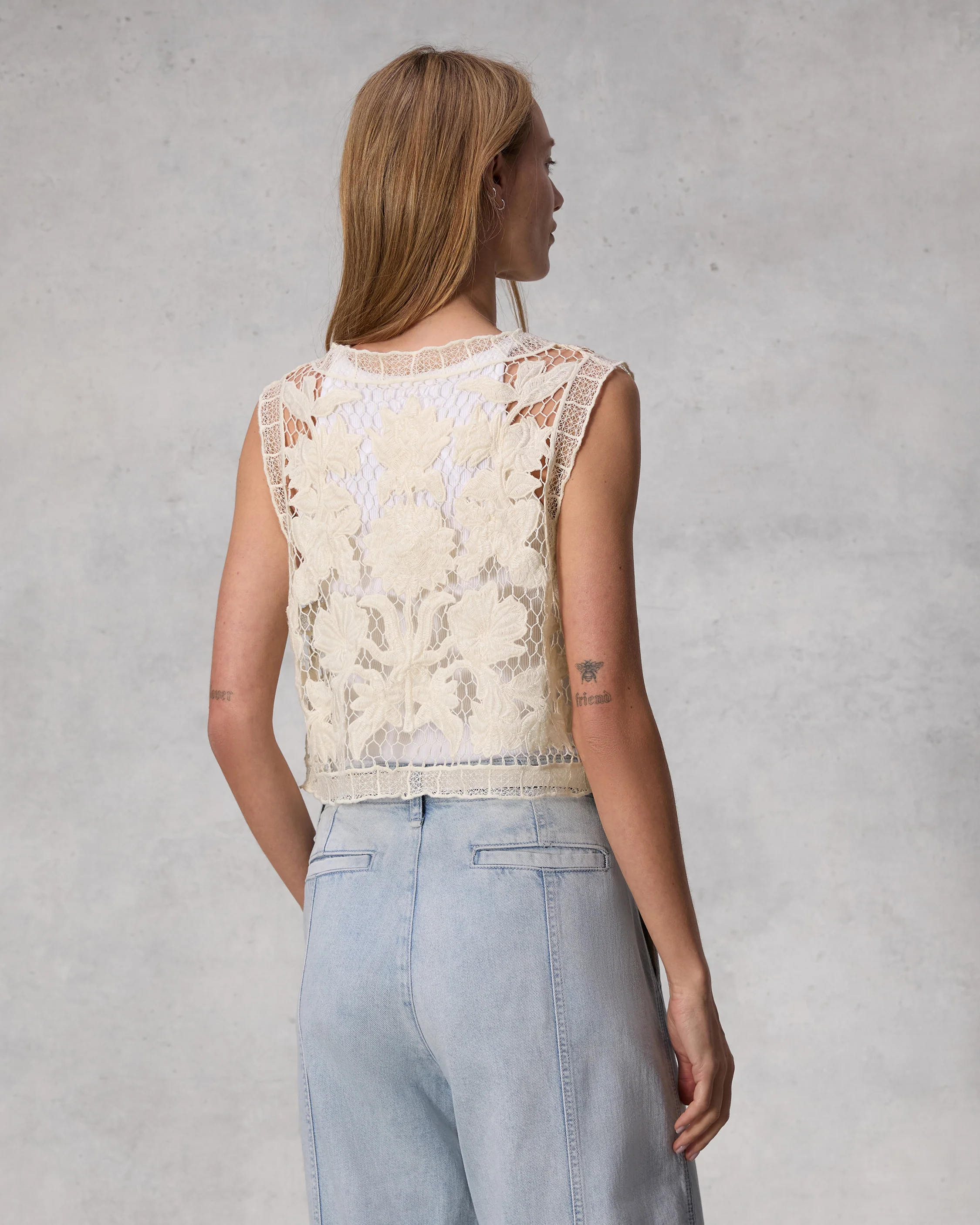 Coralie Crochet Vest - Image 5