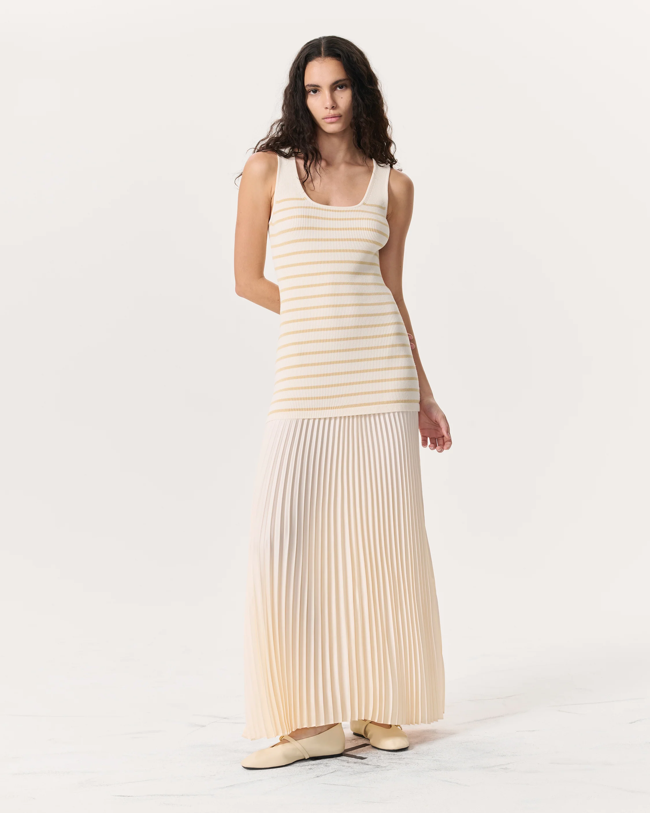 Millie Striped Tank Maxi Dress