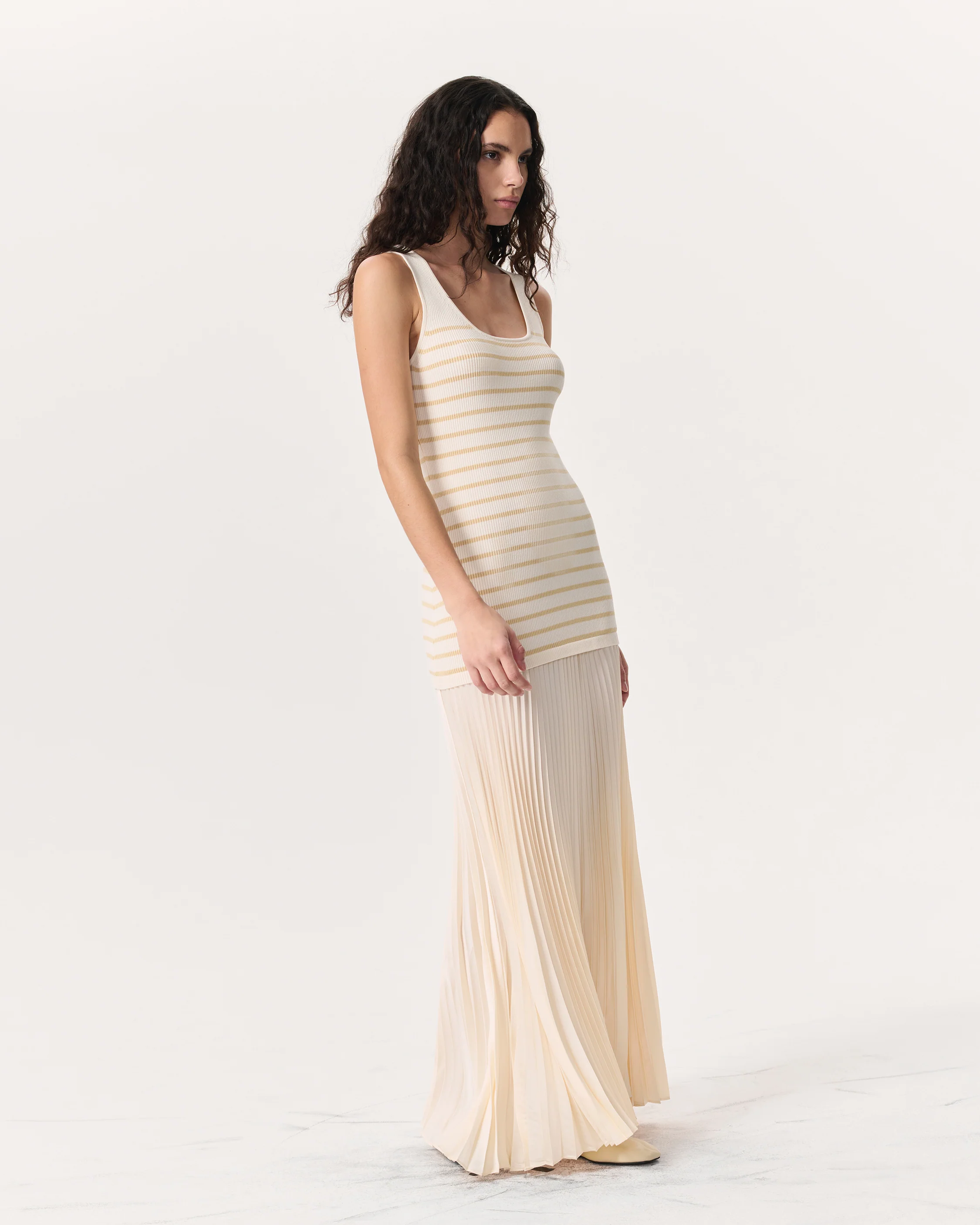 Millie Striped Tank Maxi Dress - Image 4