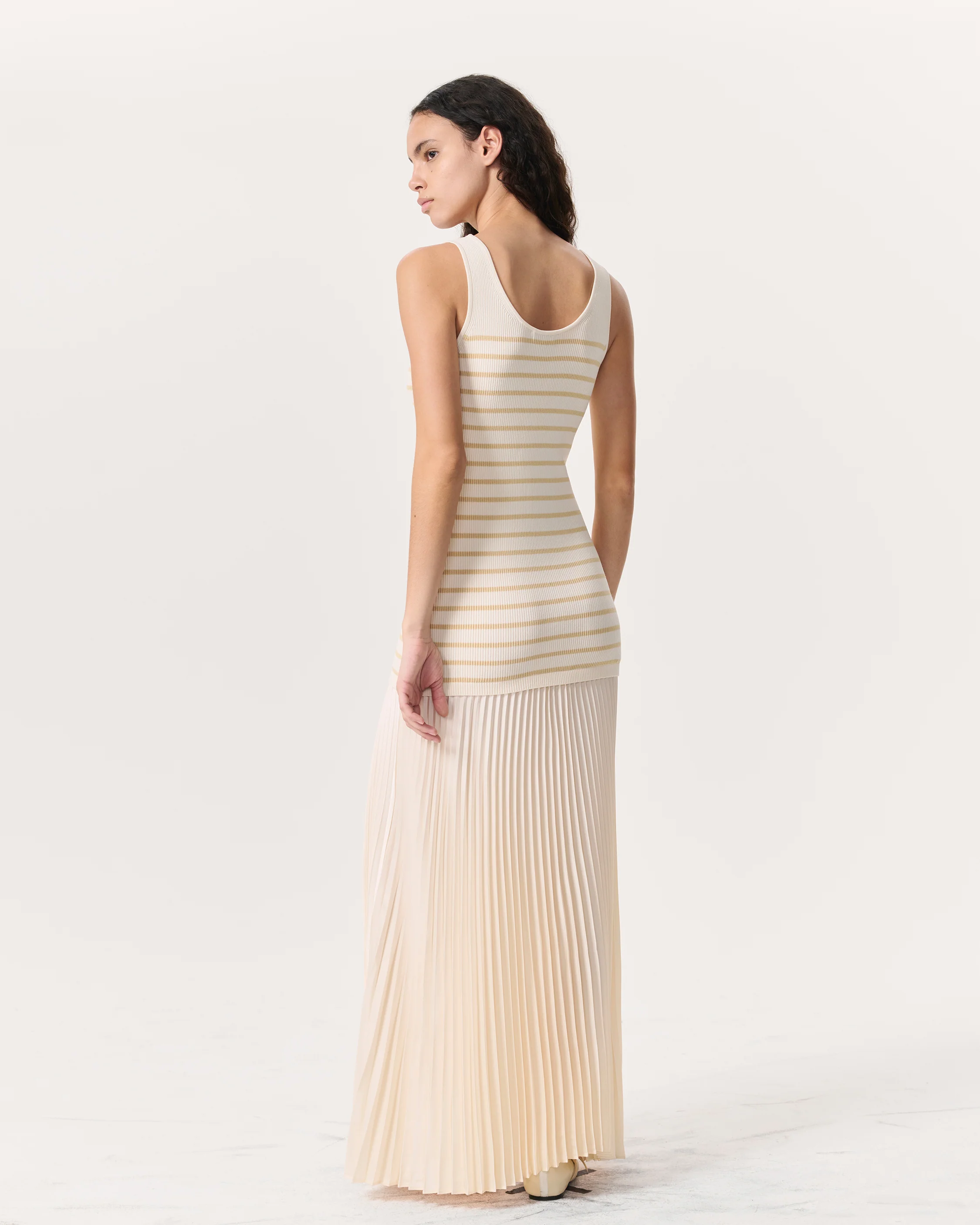 Millie Striped Tank Maxi Dress - Image 5