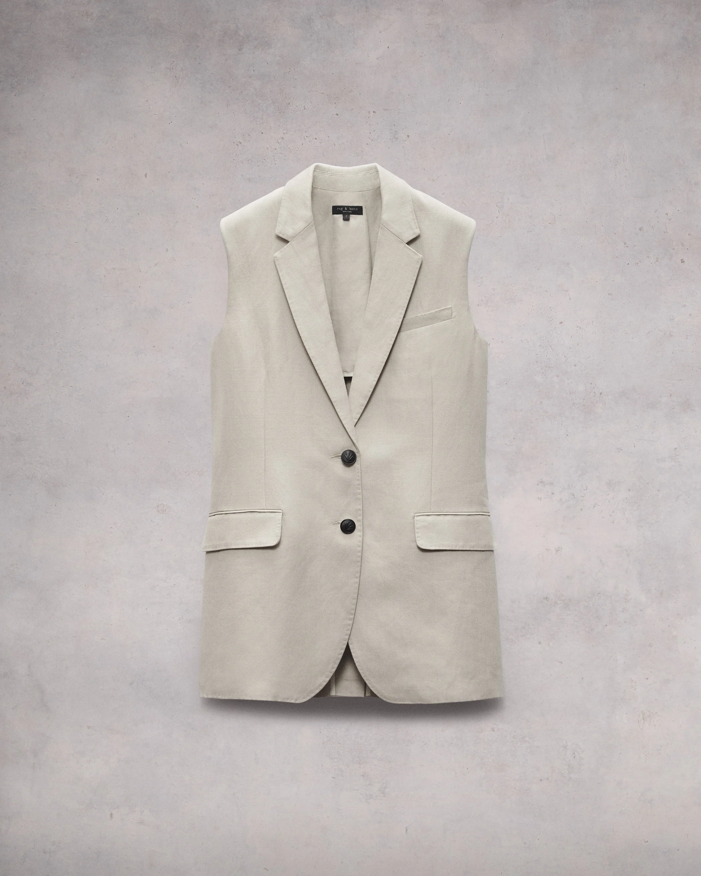 Odessa Cotton-Linen Vest - Image 2