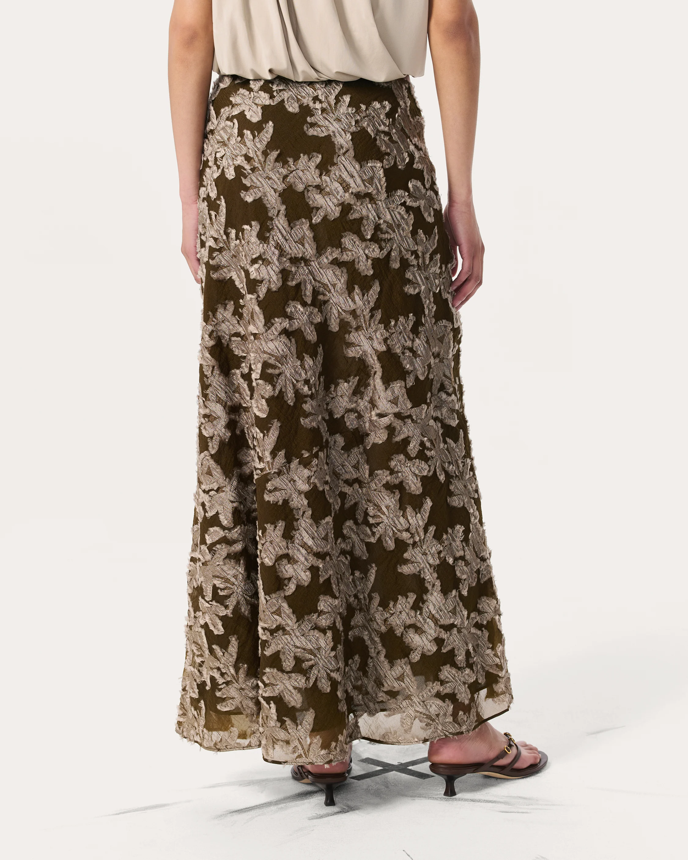 Wren Fil Coupé Maxi Skirt - Image 5
