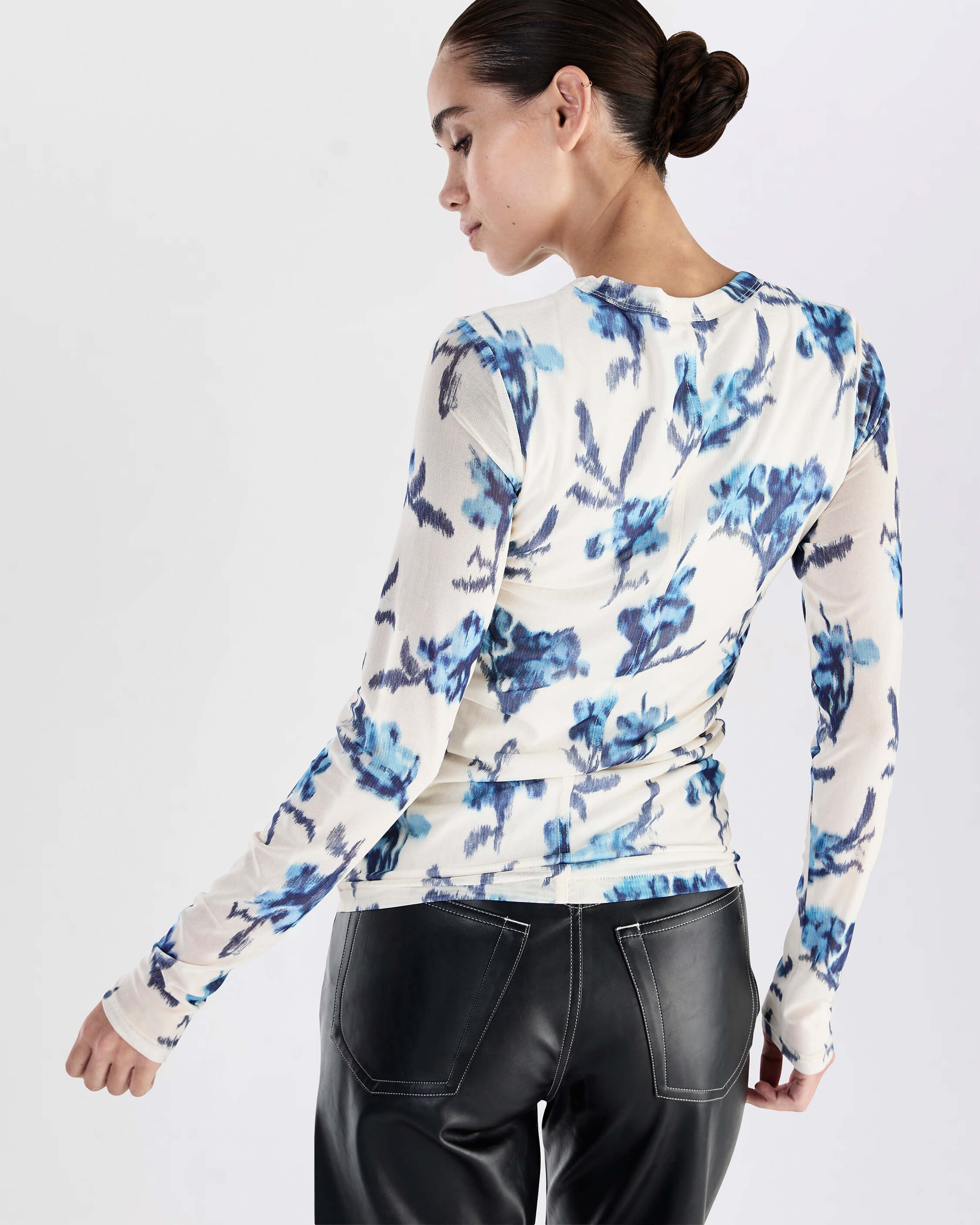 Yana Stretch Mesh Tee - Image 6