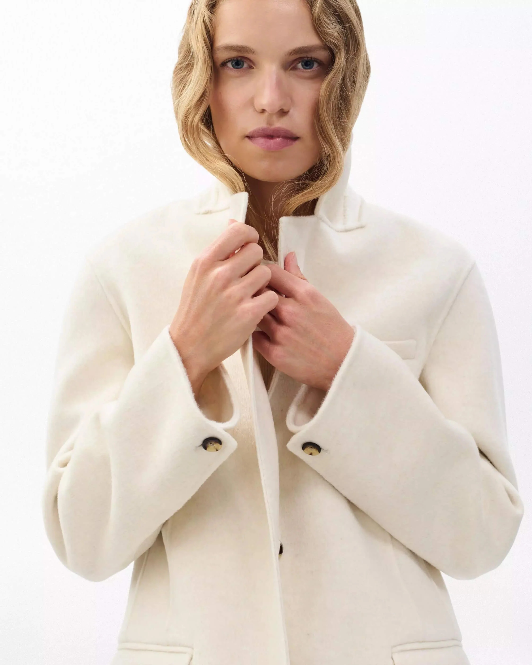 Zoe Double-Face Wool Blazer - Image 5