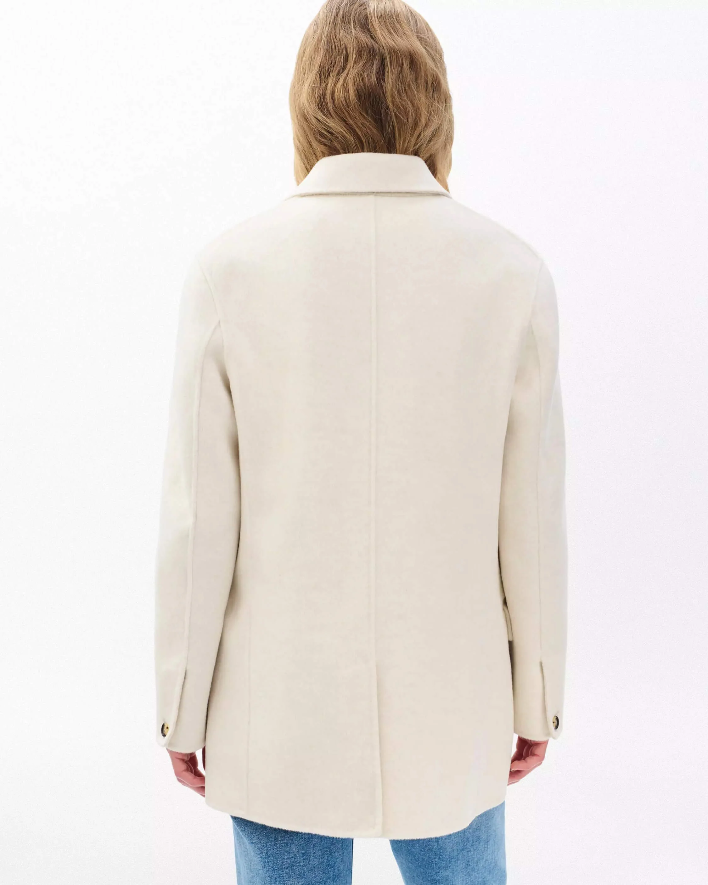 Zoe Double-Face Wool Blazer - Image 6