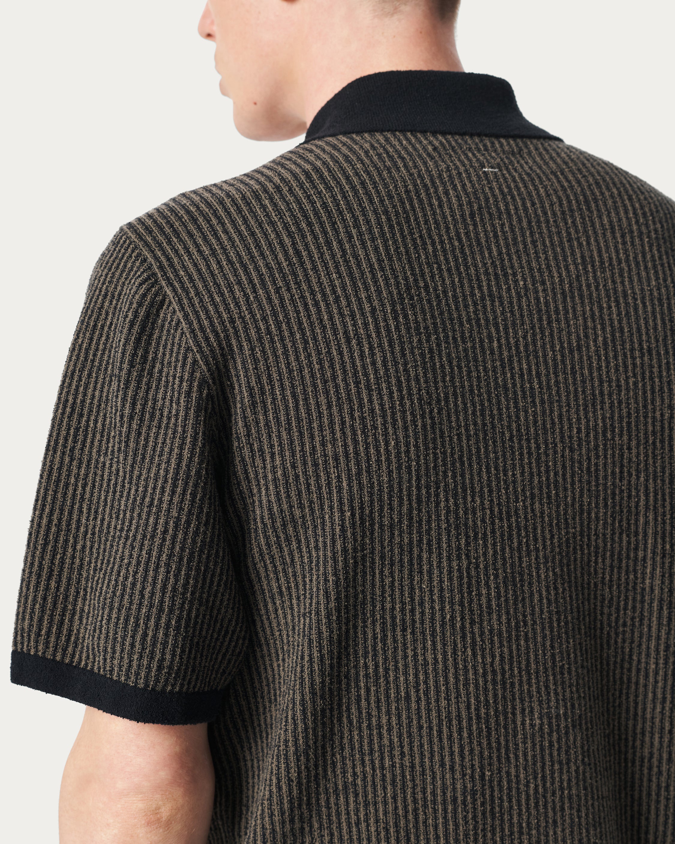 Zuma Jacquard Short Sleeve Zip Through - Image 5