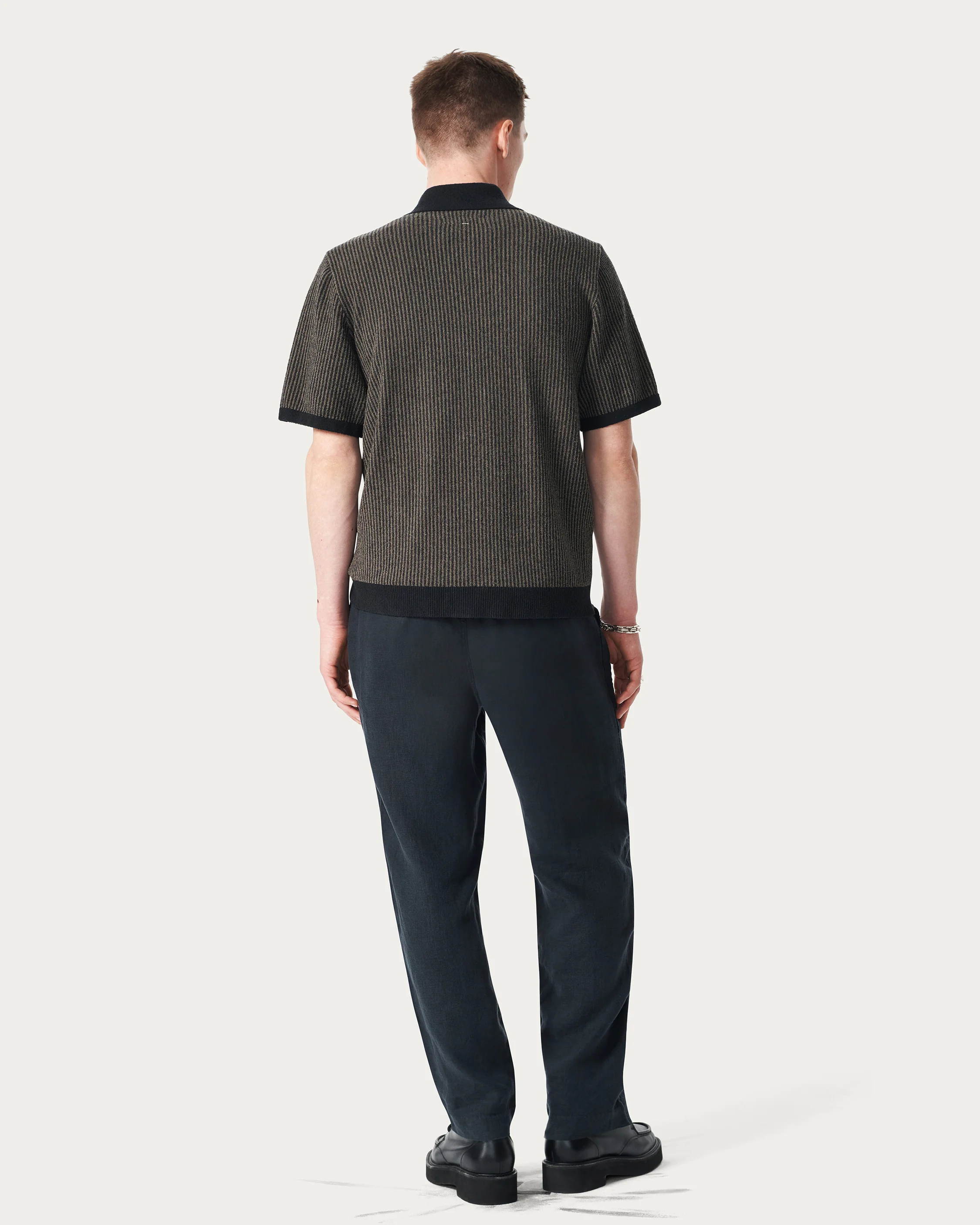 Zuma Jacquard Short Sleeve Zip Through - Image 6